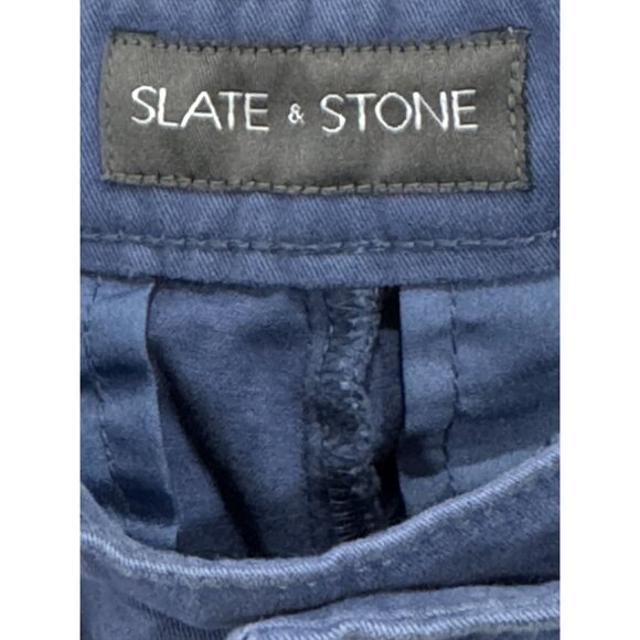 SLATE & STONE Men Blue Shorts W31 - Picture 4 of 6